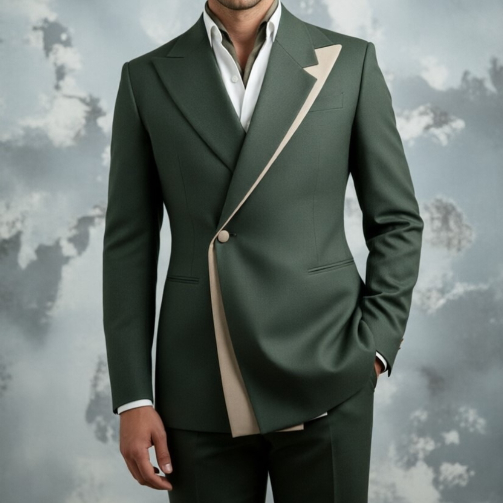 Men Formal Wear Red - Slim Fit Men Wedding Suits Elegant