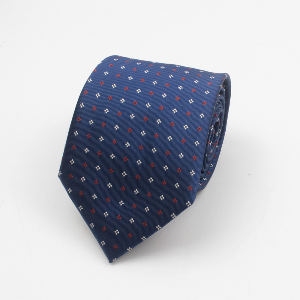 Men's Tie 8cm Stripe Dot Neckt - Men Formal Wear Red recension och pris