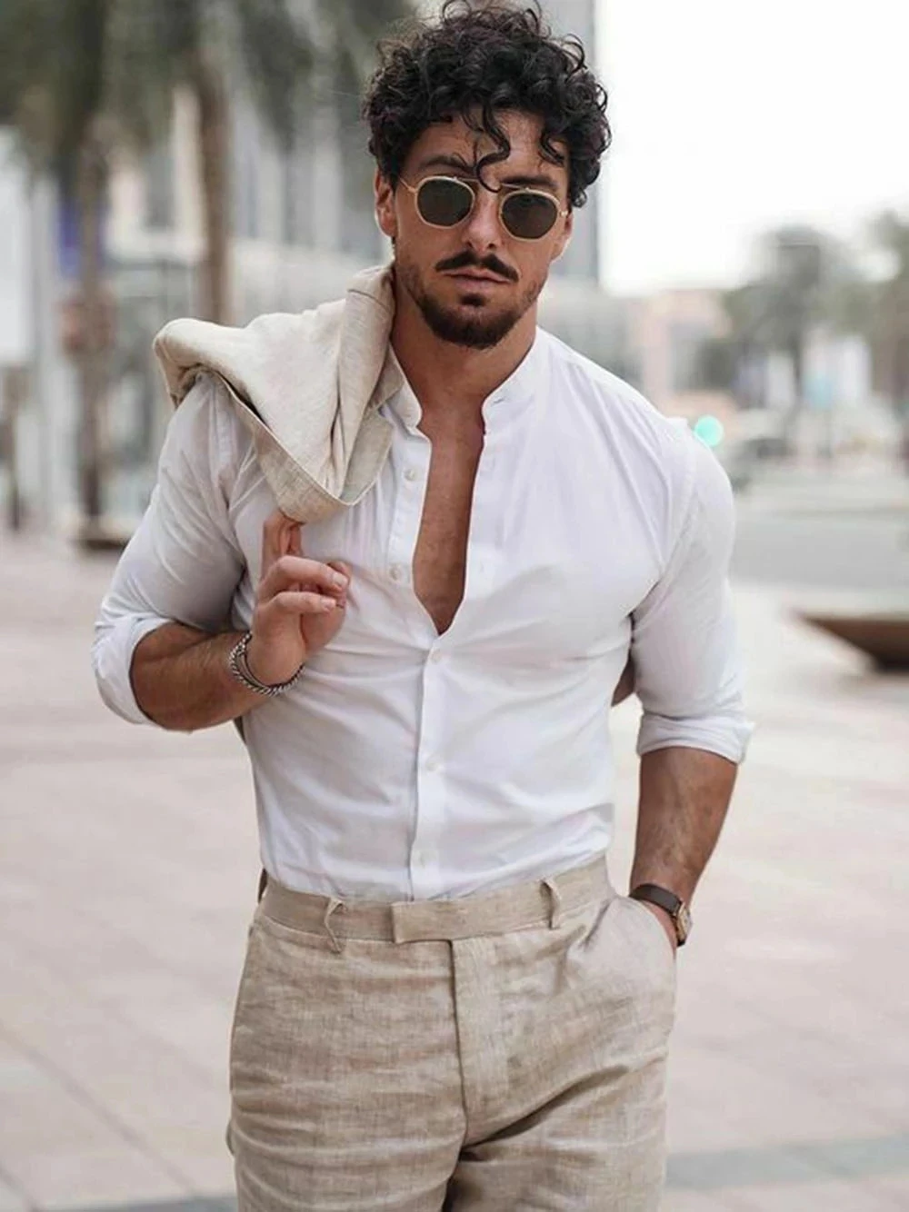 Summer Beach Business Linen Me - Men Linen Formal Wear recension och pris