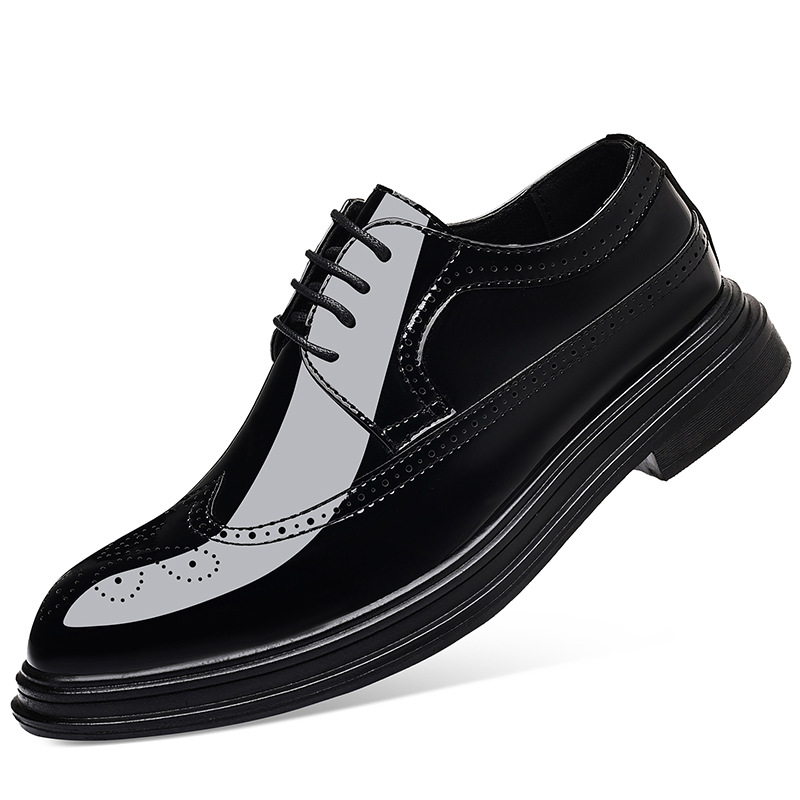 Men's Patent Leather Brogue Dr - Patent Leather Oxford recension och pris