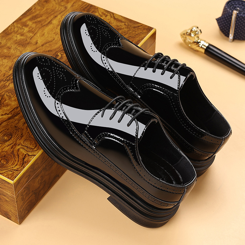 Men's Patent Leather Brogue Dr - Patent Leather Oxford recension och pris