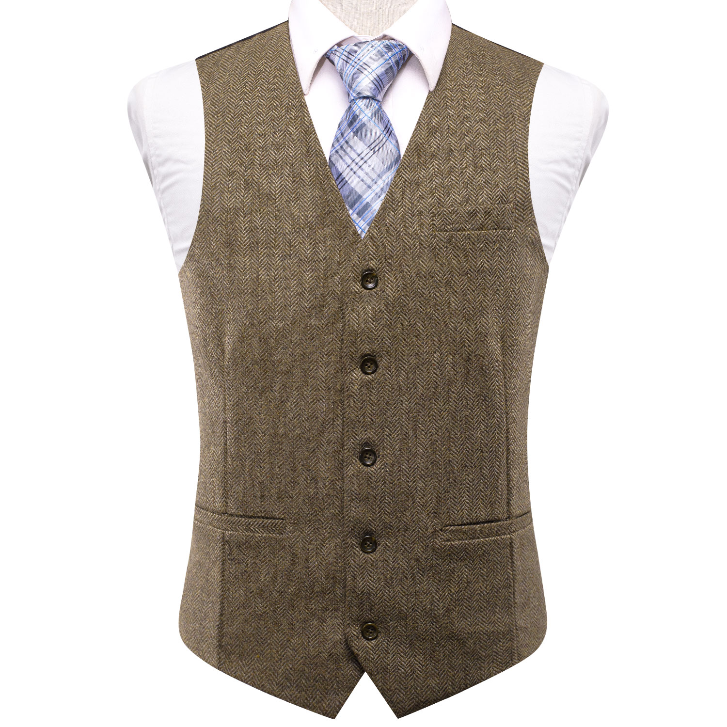 Men's Imitation Wool-Linen Bro - Men Linen Formal Wear recension och pris