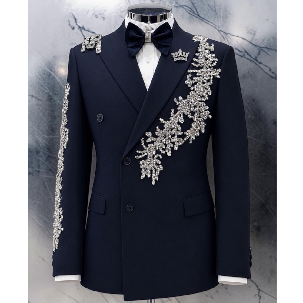 Unique Design Beaded Stones Su - Unique Men'S Formal Wear recension och pris