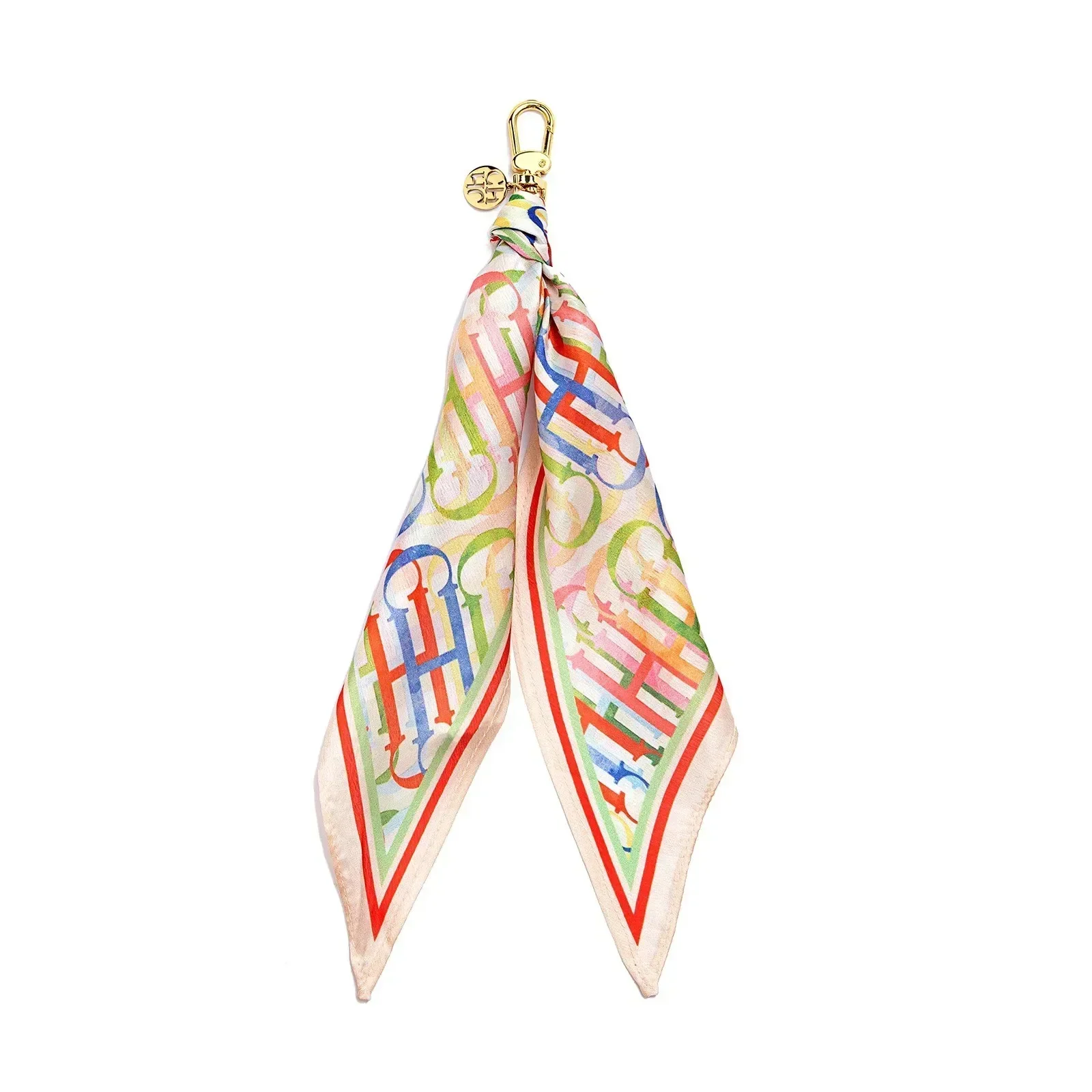 CH Scarf Keychain Bag Charm Mo - Monogrammed Handkerchief recension och pris