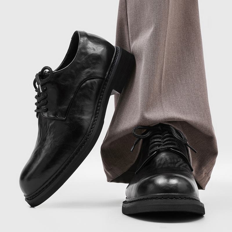 Light Luxury Pleated Men Derby - Formal Wear Men H&M recension och pris
