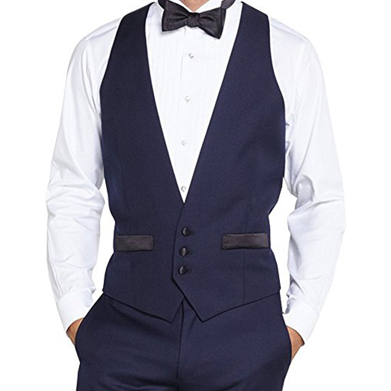 Navy Blue Wedding Groomsmen Tu - Men Formal Wear Blue recension och pris
