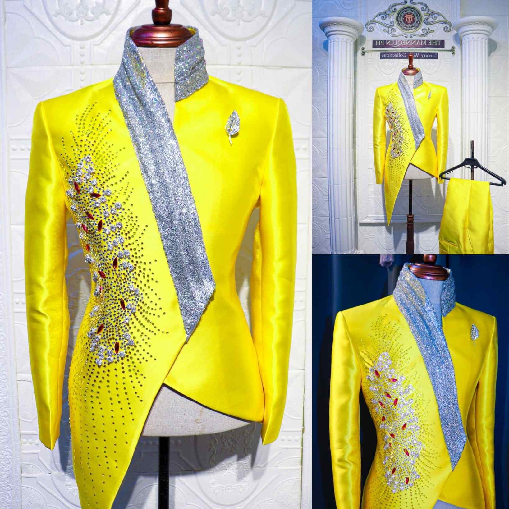 Fashion Yellow Wedding Tuxedos - Unique Men'S Formal Wear recension och pris