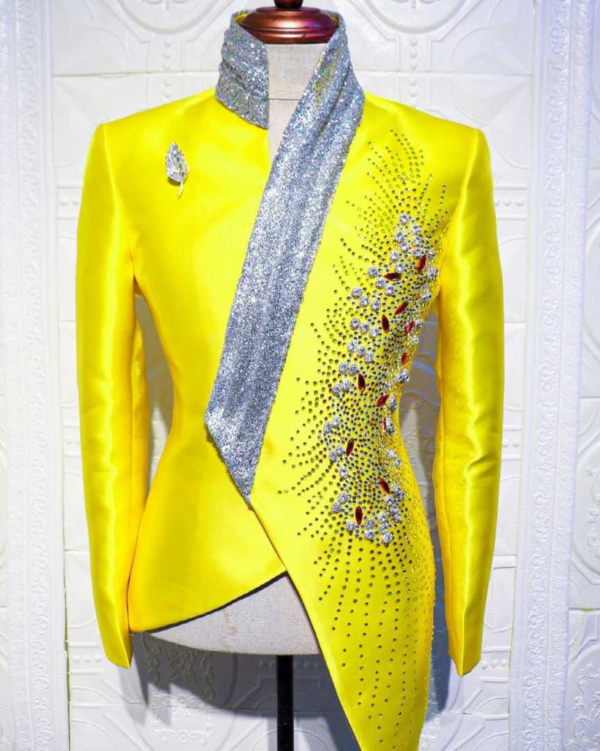 Fashion Yellow Wedding Tuxedos - Unique Men'S Formal Wear recension och pris