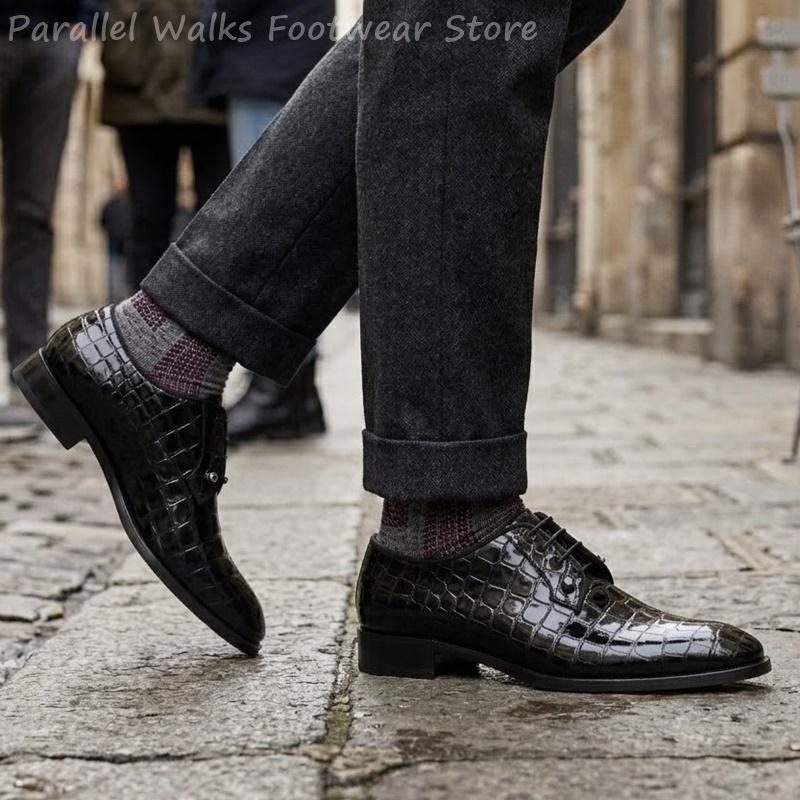 Men Patent Leather Oxford Shoe - Patent Leather Oxford recension och pris