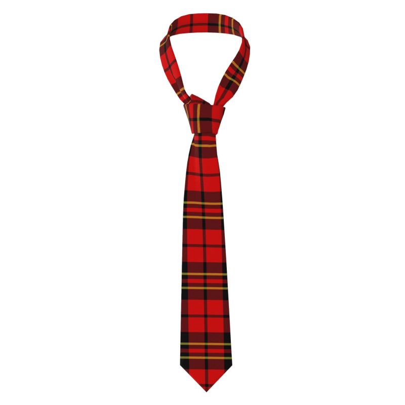Scottish Tartan Men's Necktie  - Men Formal Wear Red recension och pris