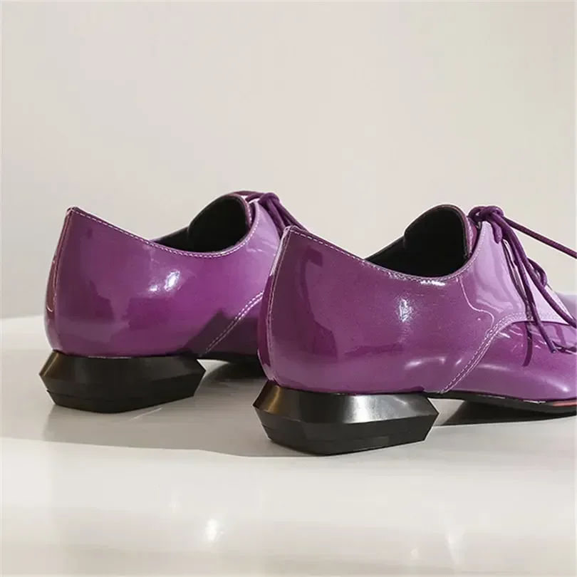 British Women Oxfords Gradient - Patent Leather Oxford recension och pris