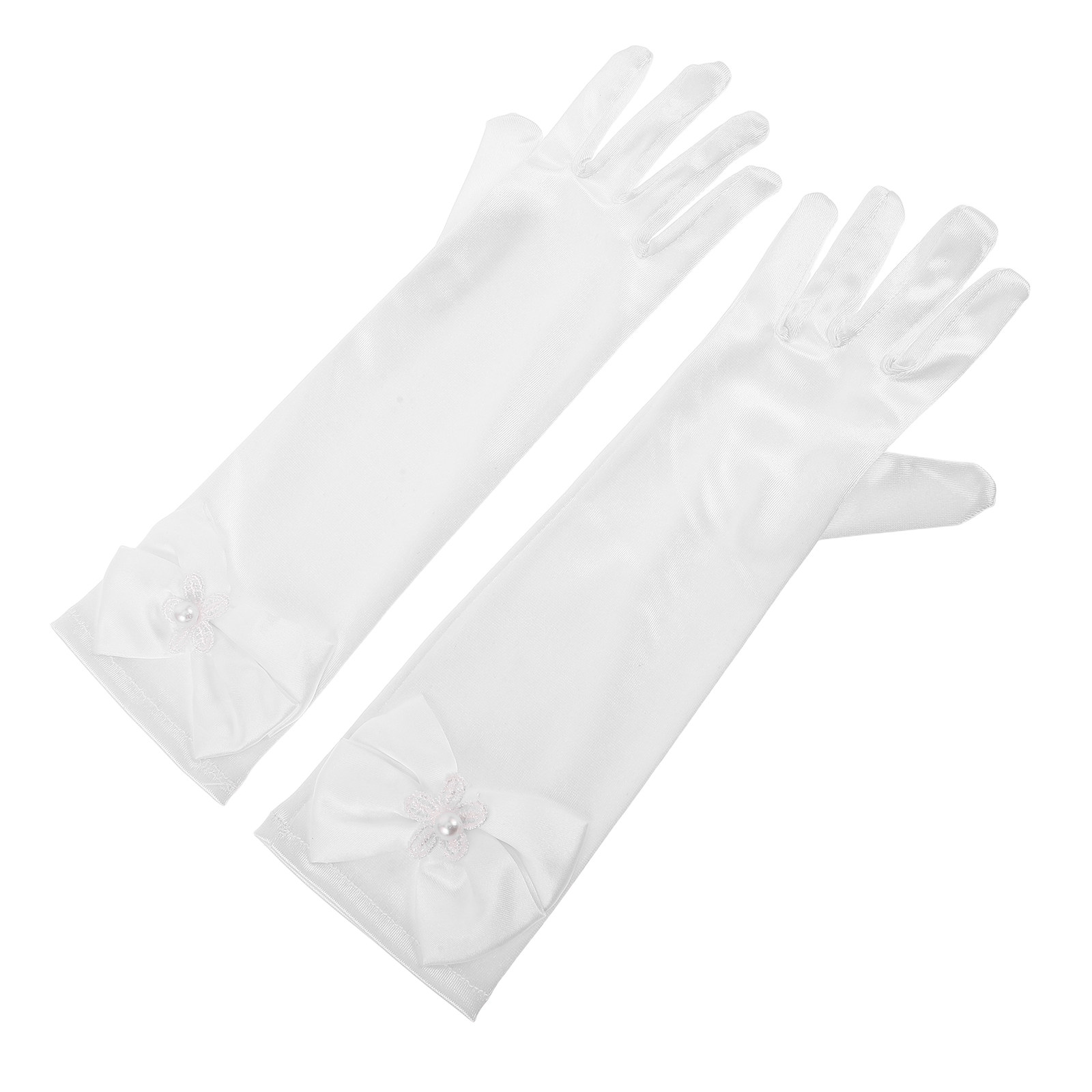 2pcs Children'S Gloves White S - Formal Glove Leather recension och pris