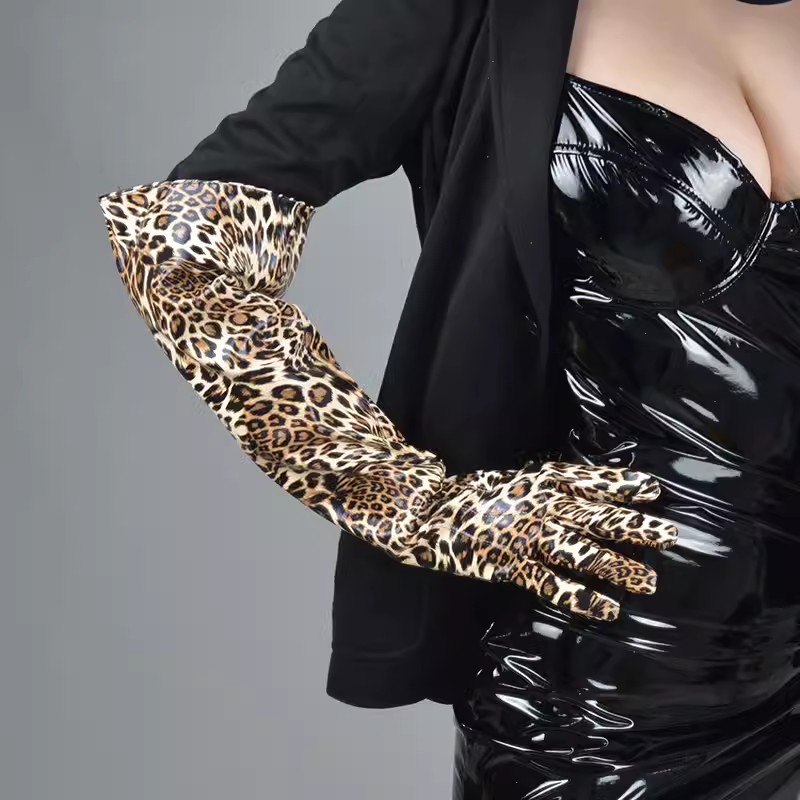 Women's Runway Fashion Leopard - Formal Glove Leather recension och pris