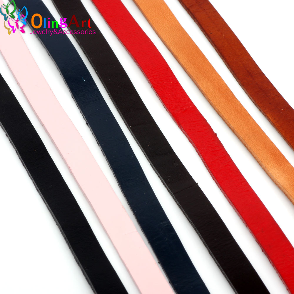 OlingArt 10*2mm 1Yard/Lot Mult - Patent Leather Oxford recension och pris