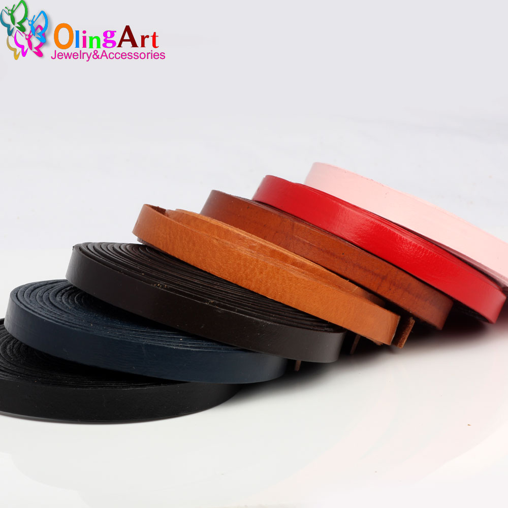 OlingArt 10*2mm 1Yard/Lot Mult - Patent Leather Oxford recension och pris
