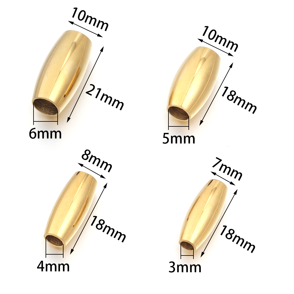 2pcs 3 4 5 6mm Stainless Steel - Patent Leather Oxford recension och pris