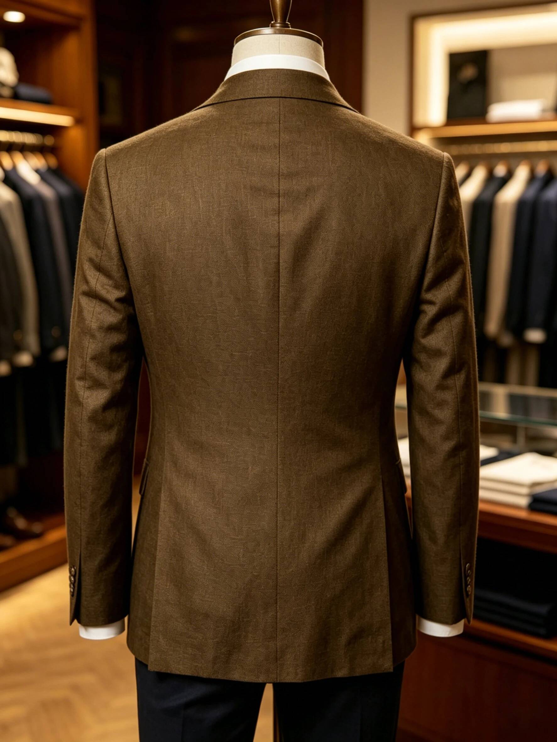 Men's Sport Coat Summer Double - Men Linen Formal Wear recension och pris