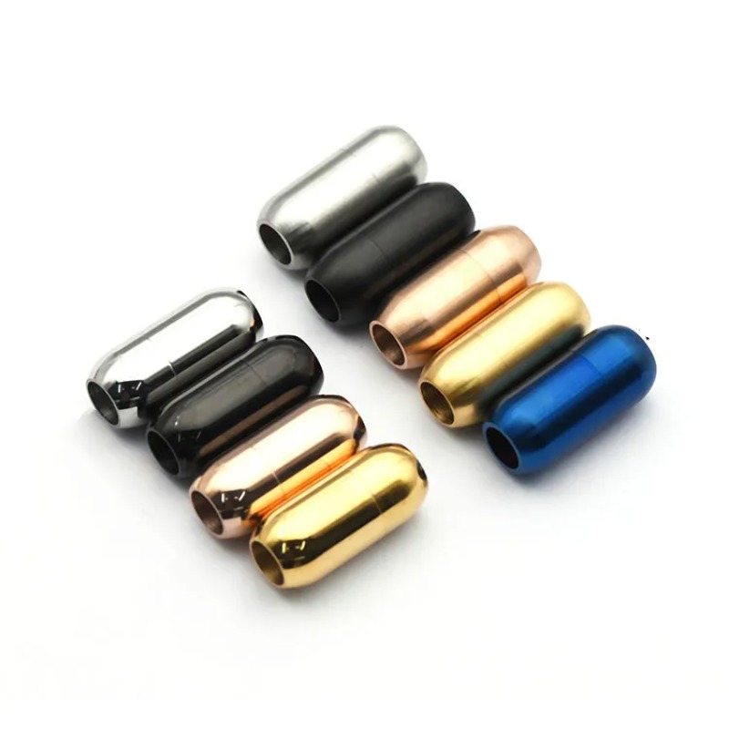 5Pcs/Lot Stainless Steel Magne - Patent Leather Oxford recension och pris