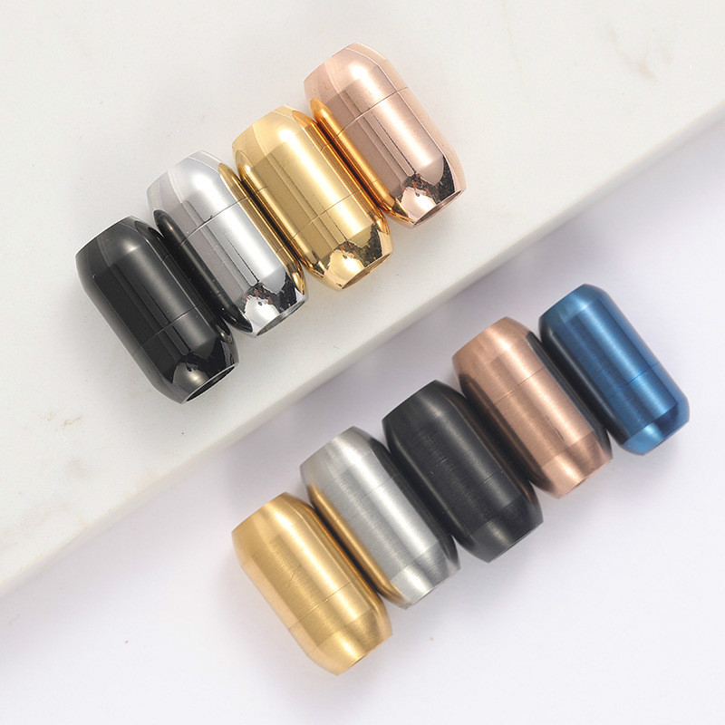5Pcs/Lot Stainless Steel Magne - Patent Leather Oxford recension och pris