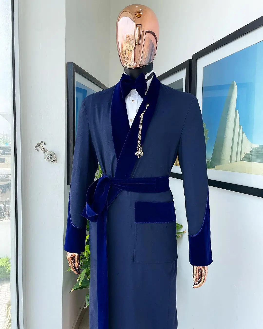 Tailor Made Royal Blue Men Sui - Men Formal Wear Blue recension och pris